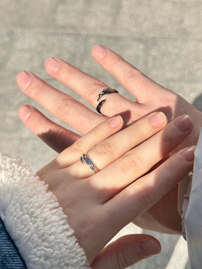 Night Fury & Light Fury Couple Rings (How to Train Your Dragon )