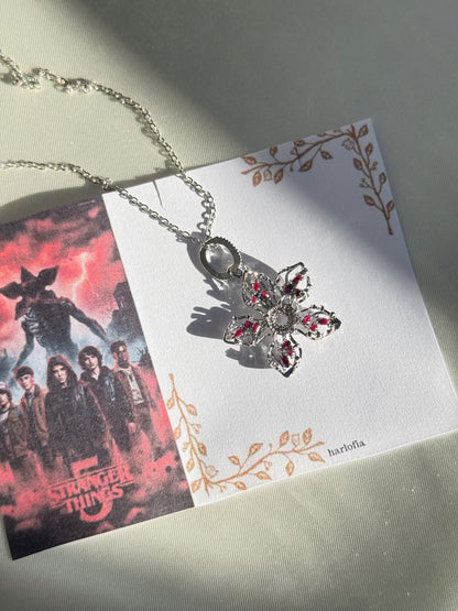 Stainless Steel Demogorgon Necklace | Stranger Things Inspired