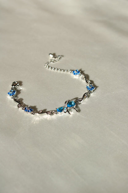 Blue Flower Detailed Bluvia Bracelet