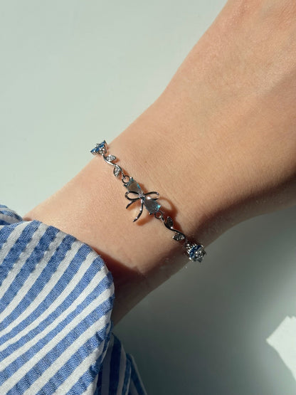 Blue Flower Detailed Bluvia Bracelet