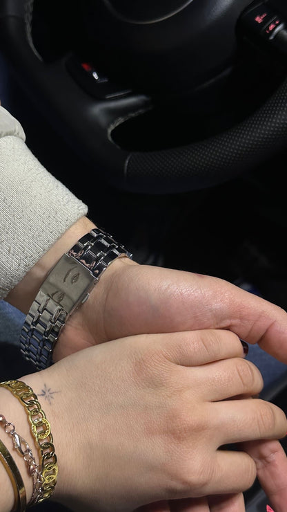 Stainless Steel Personalized Eye Printed Watch