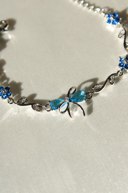 Blue Flower Detailed Bluvia Bracelet