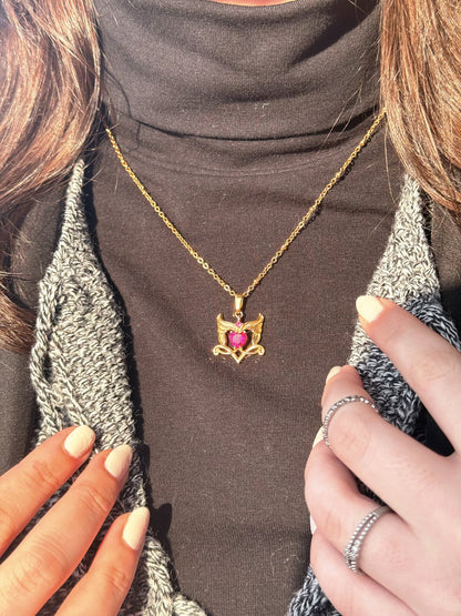Steel Wanda Crown Necklace | Scarlett Witch Necklace