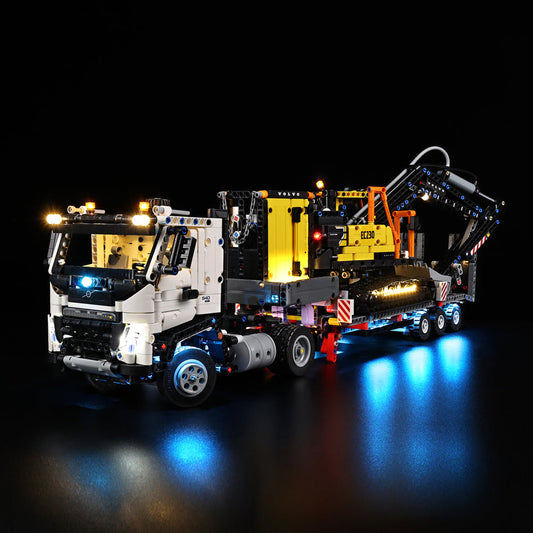 Light Kit for LEGO® Volvo FMX Truck & EC230 Electric Excavator 42175