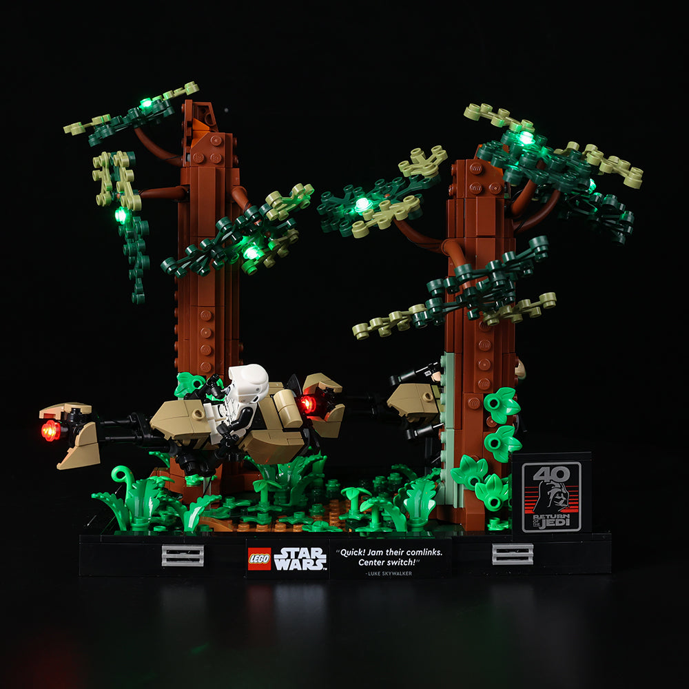 Light Kit for LEGO® Endor Speeder Chase Diorama 75353