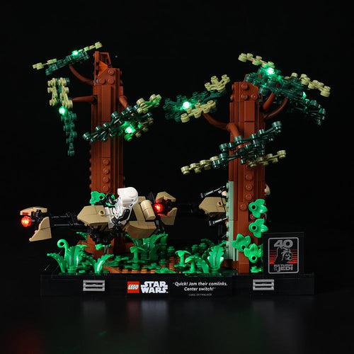 Light Kit for LEGO® Endor Speeder Chase Diorama 75353