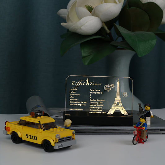 LED Nameplate for LEGO® Eiffel Tower 10307