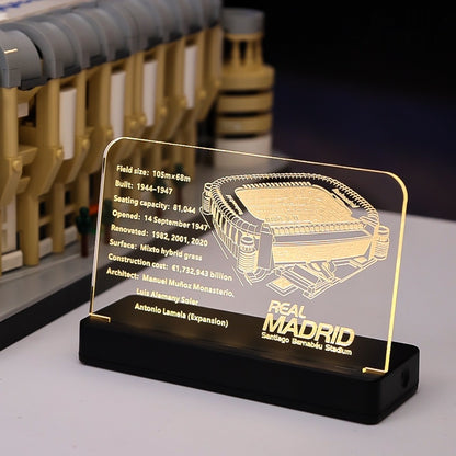 LED Nameplate for LEGO® Real Madrid – Santiago Bernabéu Stadium 10299