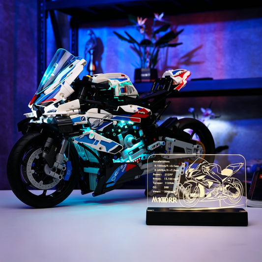 LED Nameplate for LEGO® BMW M 1000 RR 42130