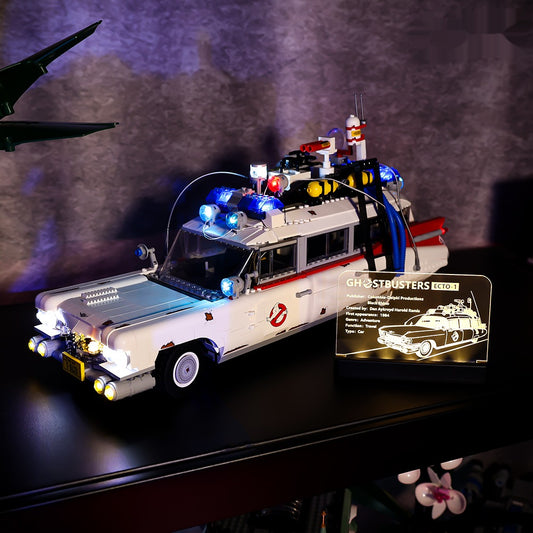 LED Nameplate for LEGO® Ghostbusters ECTO-1 10274
