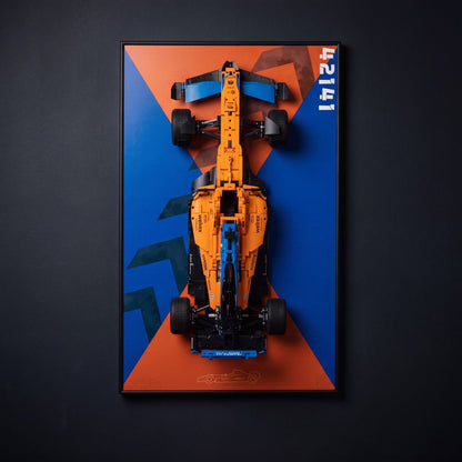 Display Wall-Mount for LEGO® McLaren Formula 1 Race Car 42141