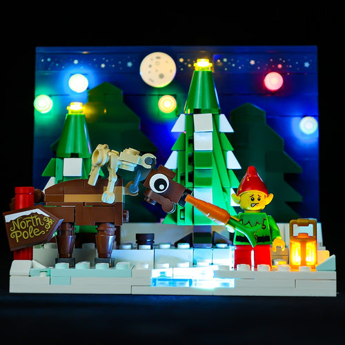 Light Kit for LEGO® Santa's Front Yard 40484