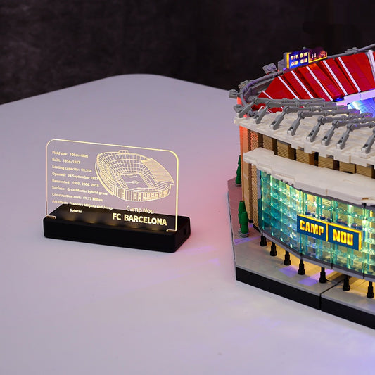 LED Nameplate for LEGO® Camp Nou – FC Barcelona 10284