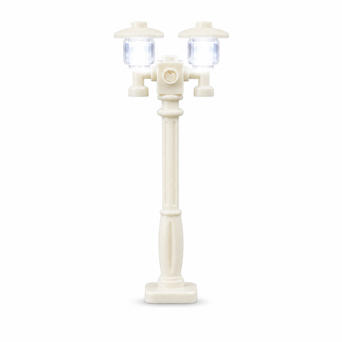 Double LED Lamp Post