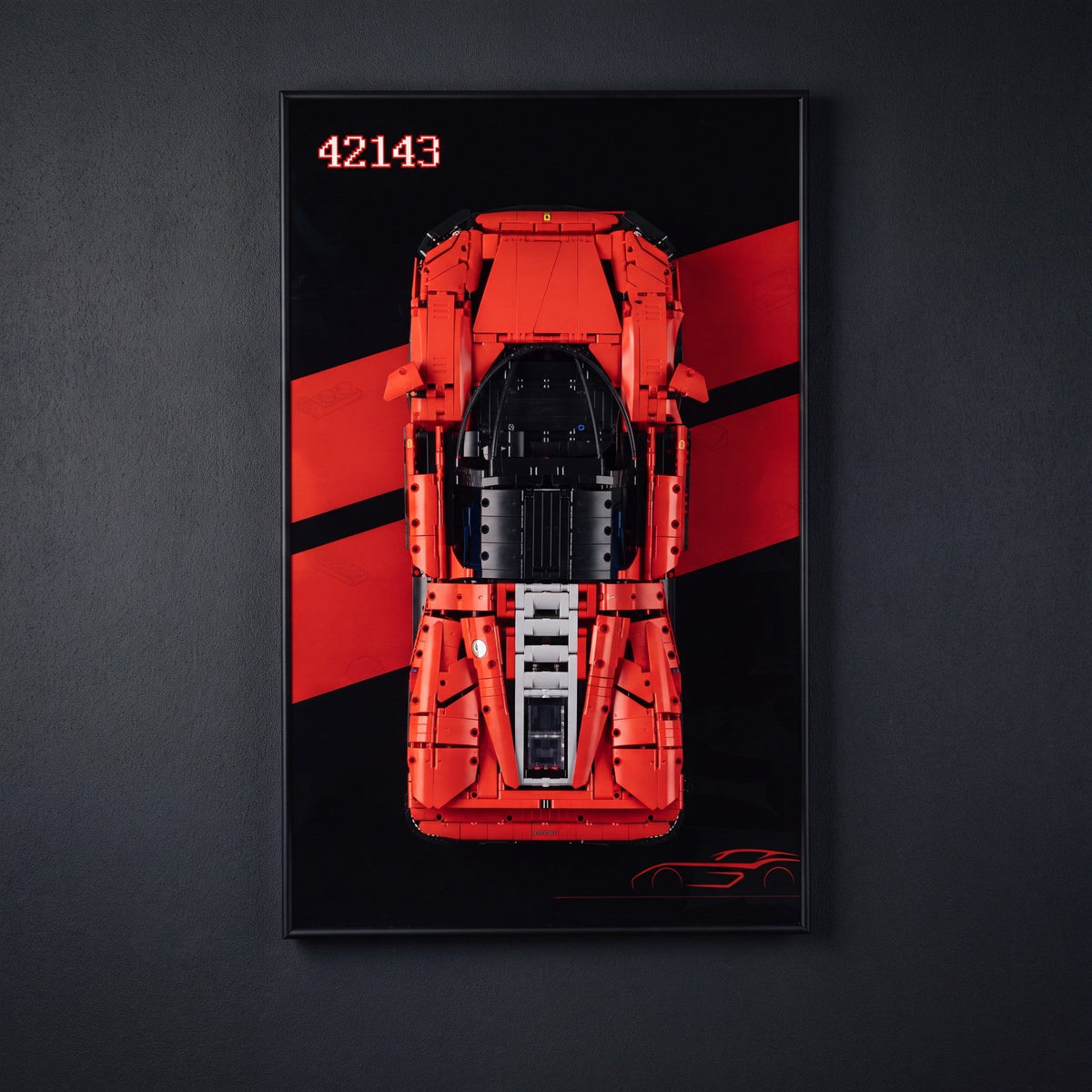 Display Wall-Mount for LEGO® Ferrari Daytona SP3 42143