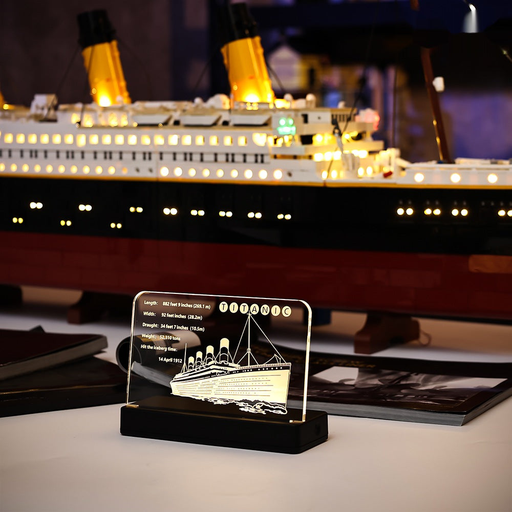 LED Nameplate for LEGO® Titanic 10294