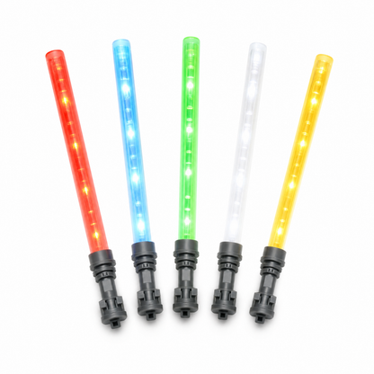 LED Lightsabers for Star Wars Minifigures (Pack of 5)