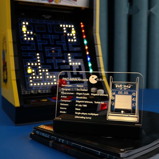 LED Nameplate for LEGO® PAC-MAN Arcade 10323