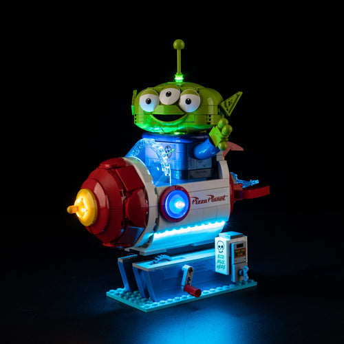 Light Kit for LEGO® Alien with Pizza Planet Rocket Ride 43307
