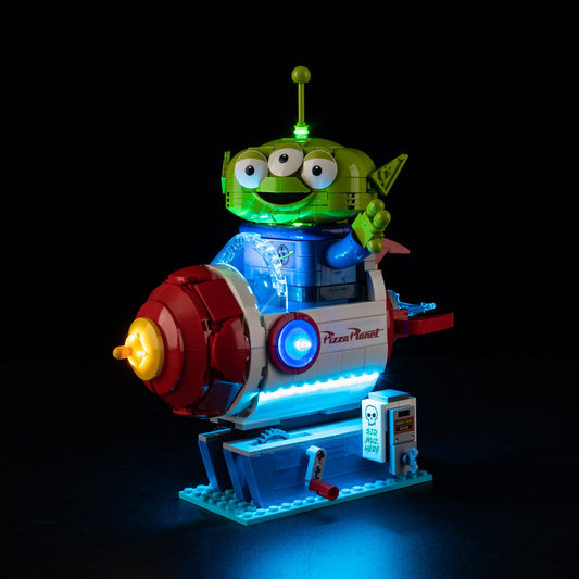 Light Kit for LEGO® Alien with Pizza Planet Rocket Ride 43307