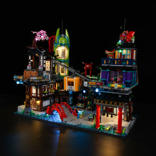 Light Kit for LEGO® NINJAGO City Markets 71799