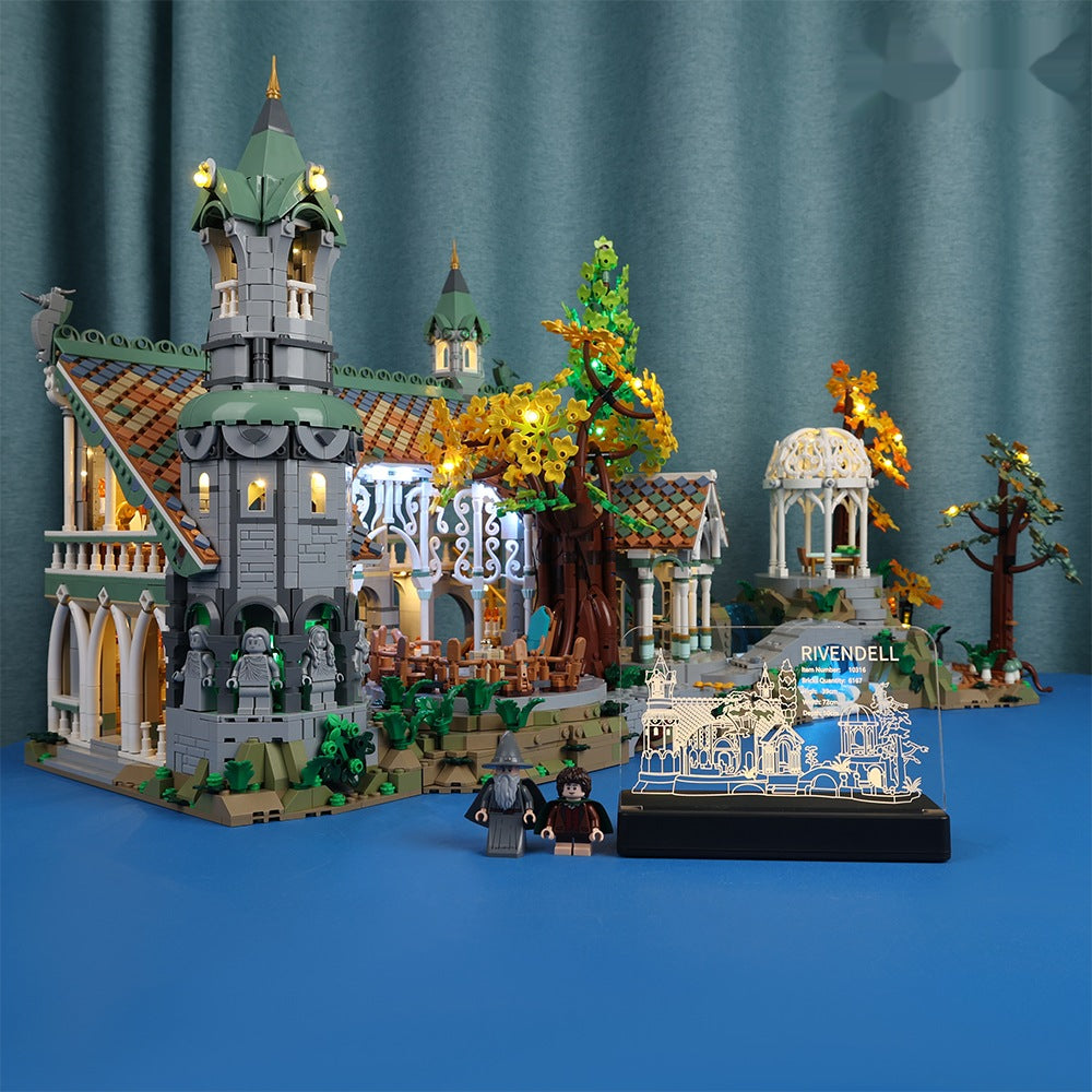 LED Nameplate for LEGO® The Lord of the Rings: Rivendell 10316
