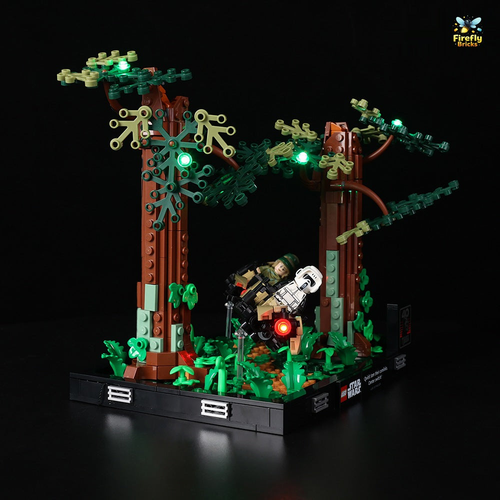 Light Kit for LEGO® Endor Speeder Chase Diorama 75353