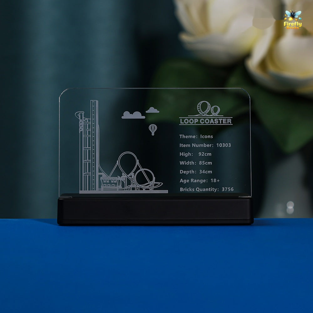 LED Nameplate for LEGO® Loop Coaster 10303