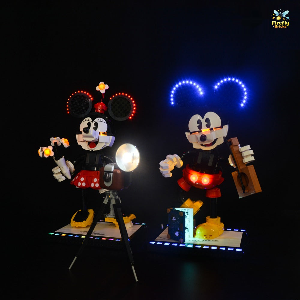 Light Kit for LEGO® Mickey Mouse & Minnie Mouse Buildable Characters 43179