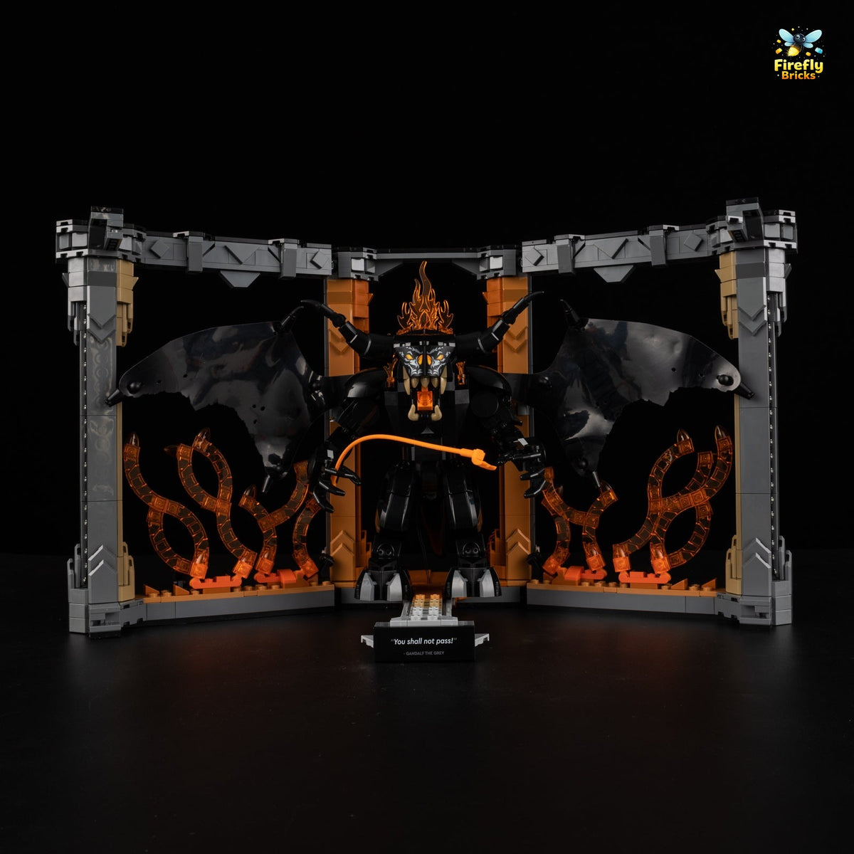Light Kit for LEGO® The Lord of the Rings: Balrog Book Nook 10367