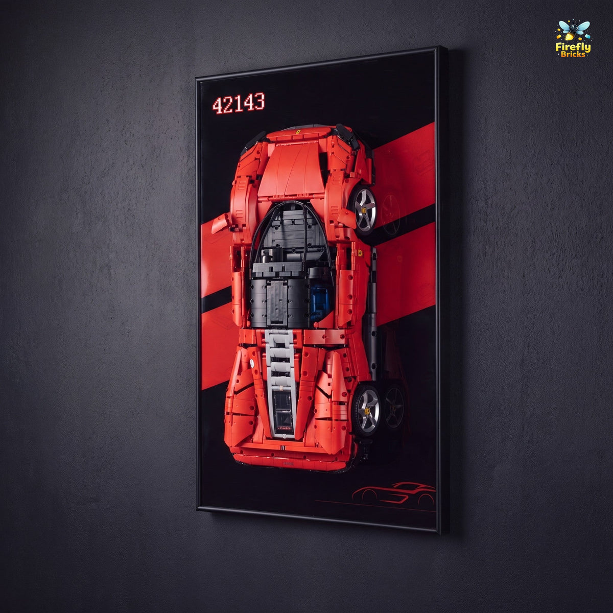 Display Wall-Mount for LEGO® Ferrari Daytona SP3 42143