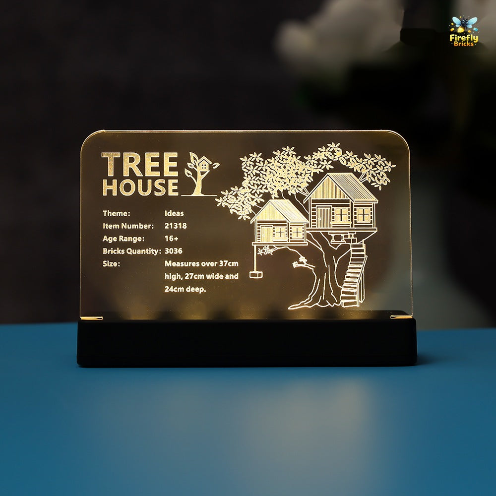 LED Nameplate for LEGO® Tree House 21318