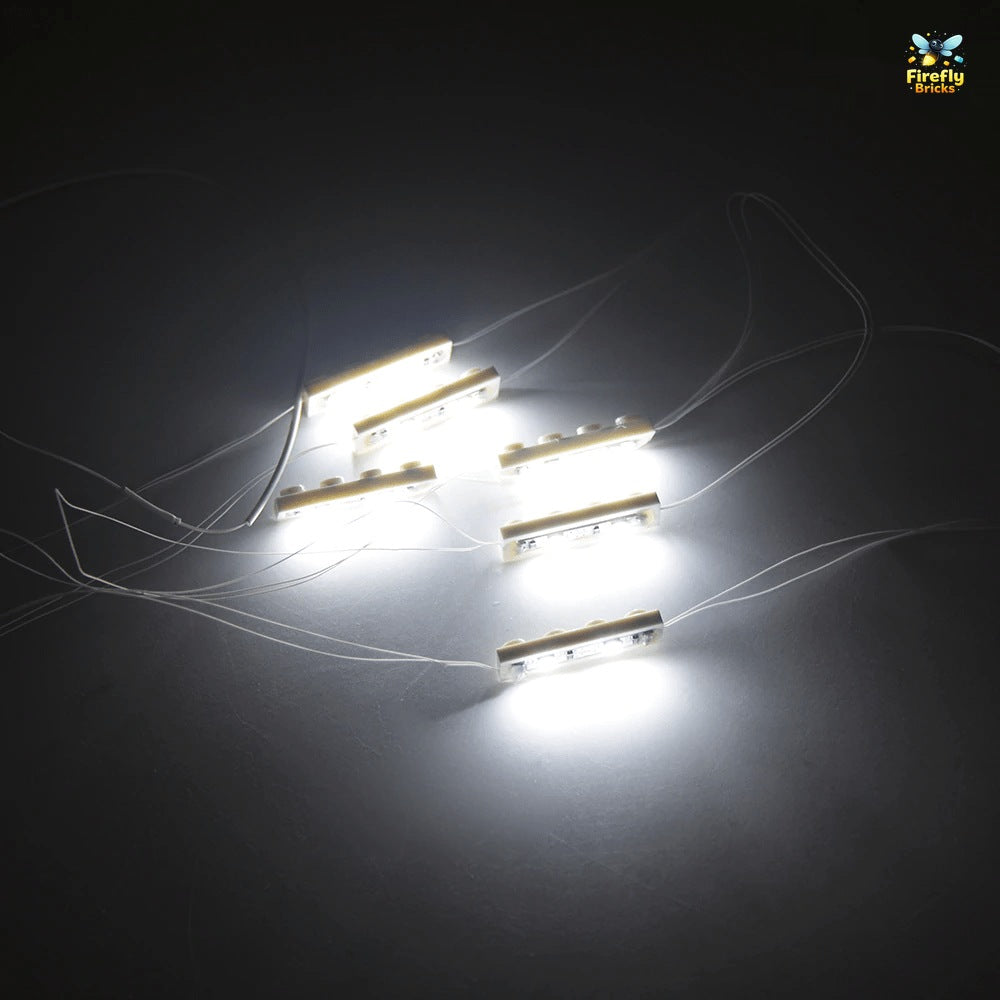 White 6 in 1 USB LED Light Kit