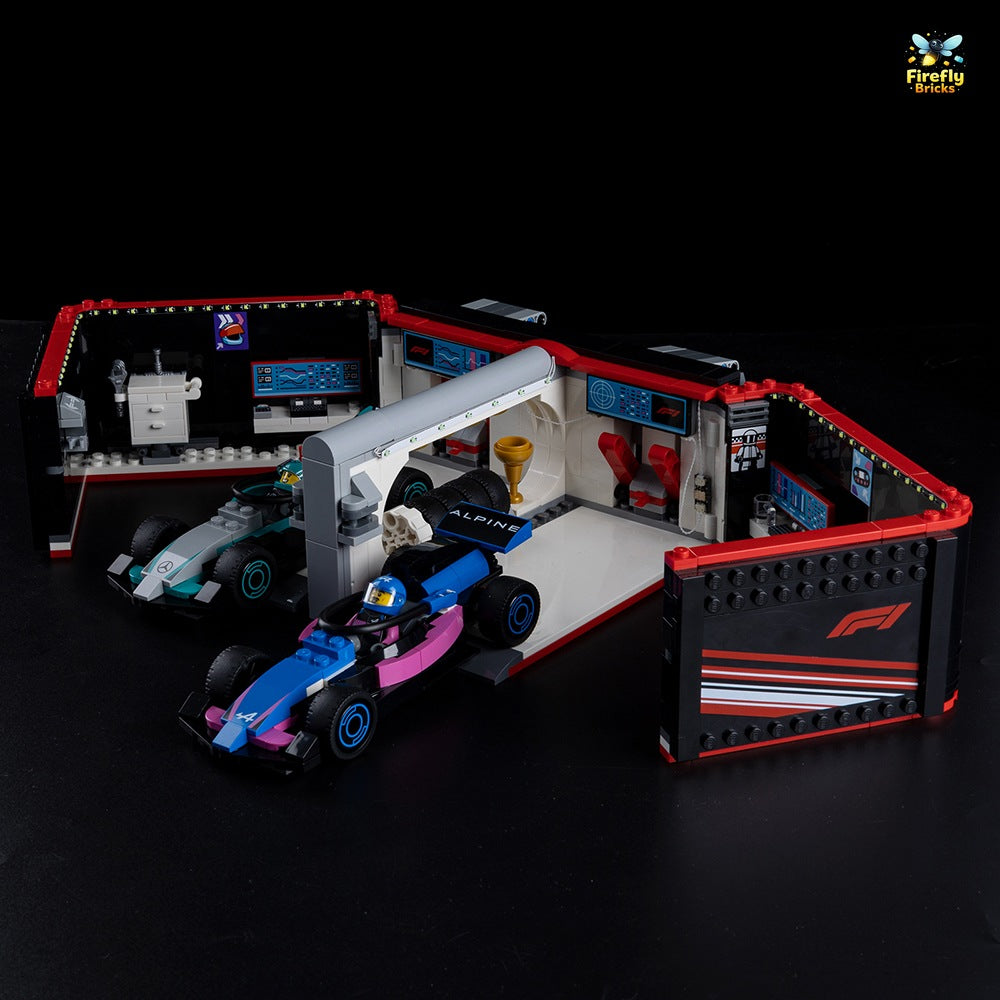 Light Kit for LEGO® F1 Garage & Mercedes-AMG & Alpine Cars 60444