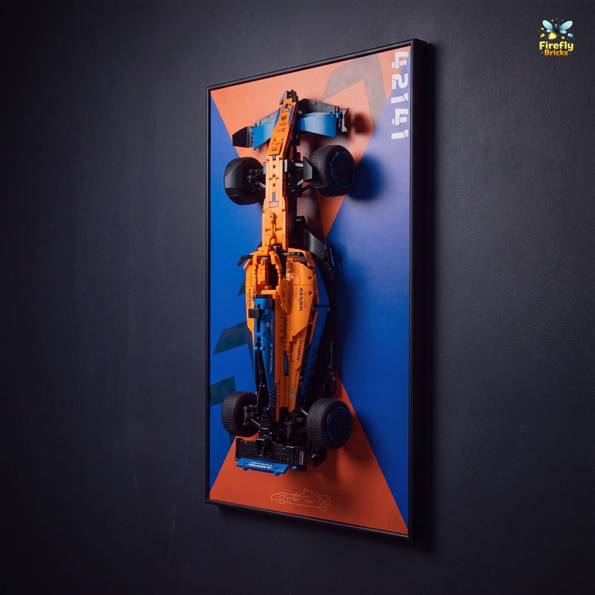 Display Wall-Mount for LEGO® McLaren Formula 1 Race Car 42141