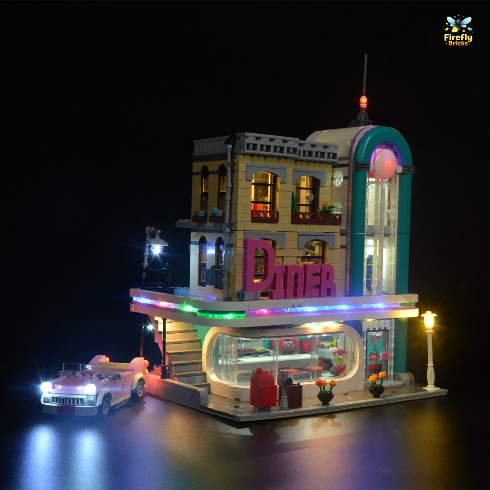 Light Kit for LEGO® Downtown Diner 10260