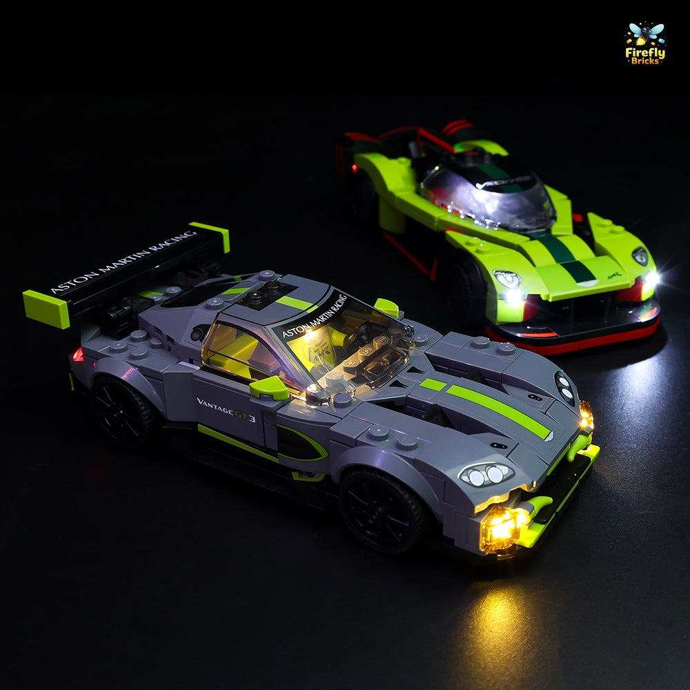 Light Kit for LEGO® Aston Martin Valkyrie AMR Pro and Aston Martin Vantage GT3 76910