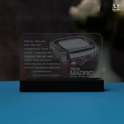 LED Nameplate for LEGO® Real Madrid – Santiago Bernabéu Stadium 10299