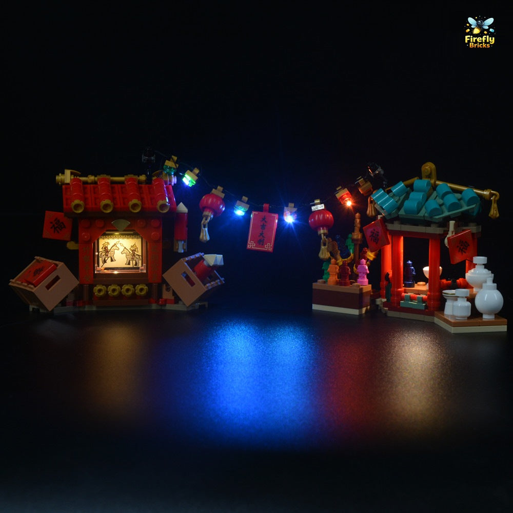 Light Kit for LEGO® Chinese New Year Temple Fair 80105 – Firefly Bricks
