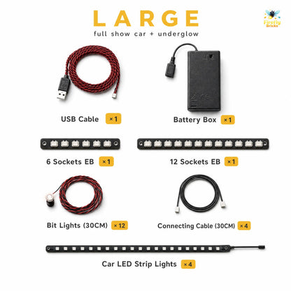 Custom Car Lighting Kit for LEGO®