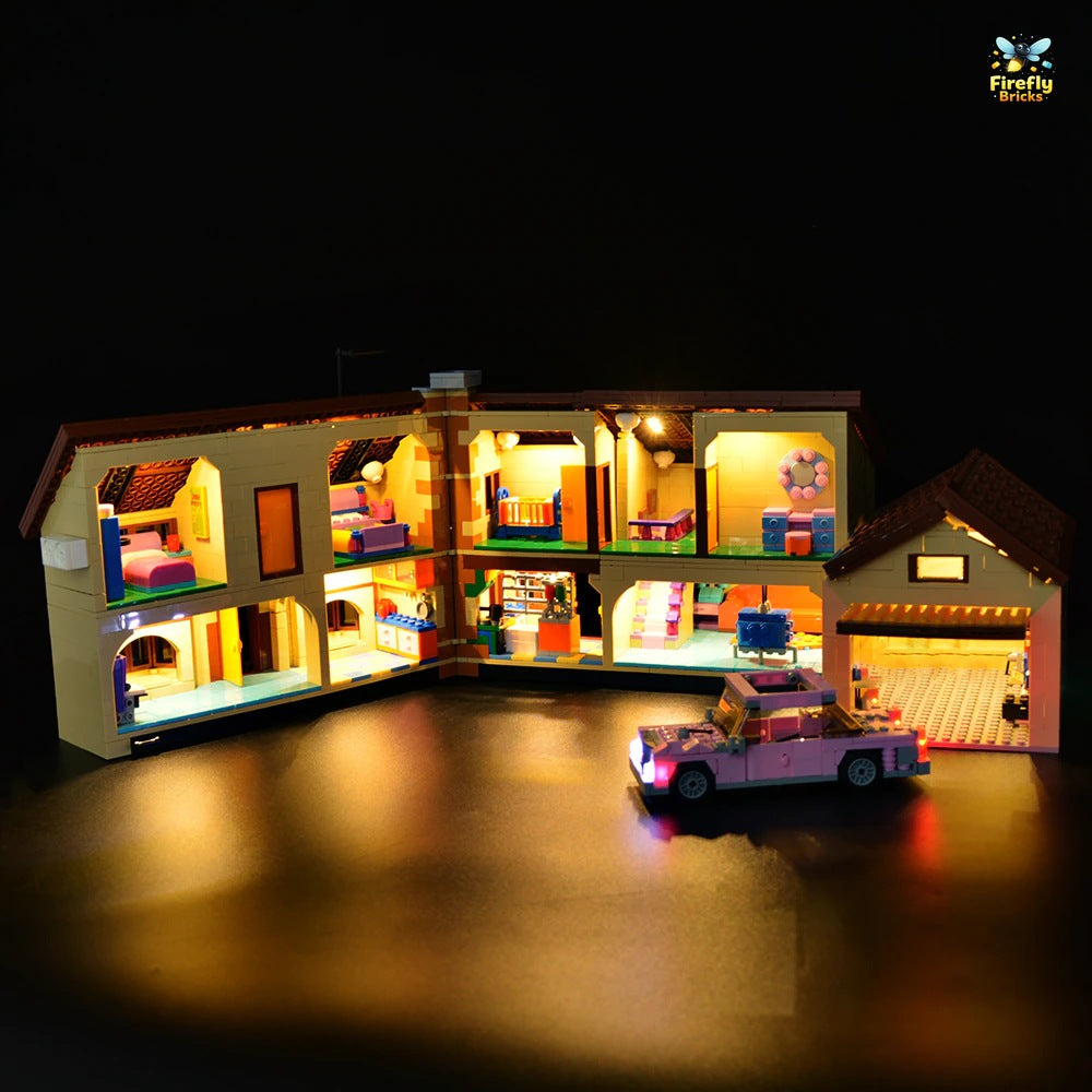 Light Kit for LEGO® The Simpsons House 71006