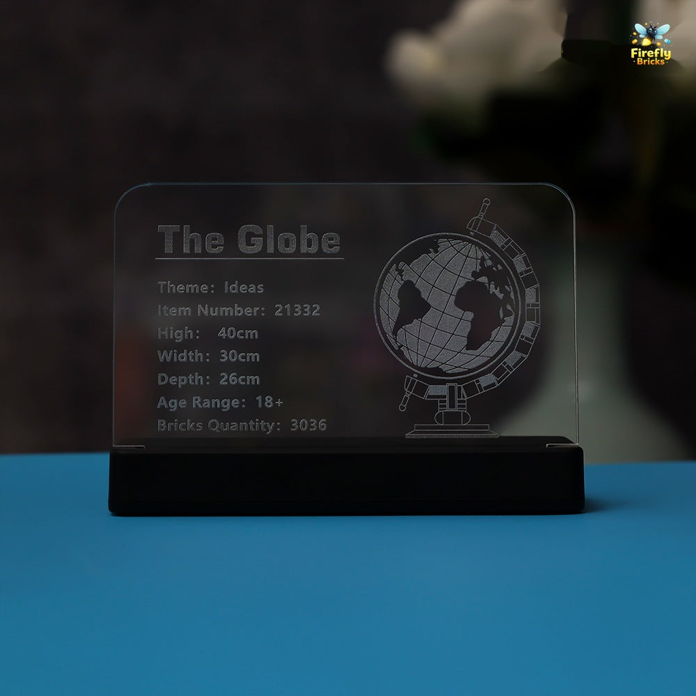 LED Nameplate for LEGO® The Globe 21332