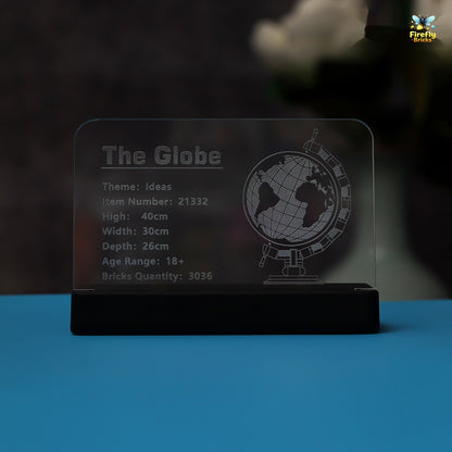 LED Nameplate for LEGO® The Globe 21332