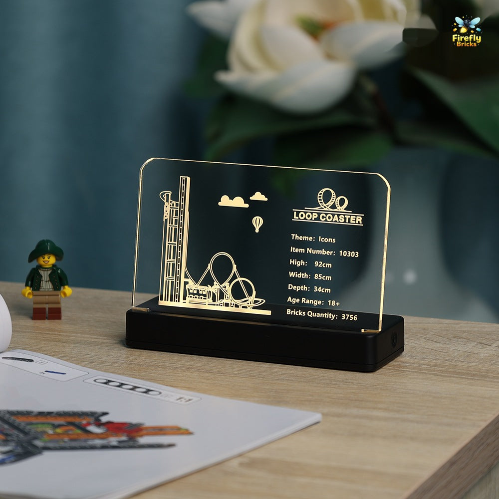 LED Nameplate for LEGO® Loop Coaster 10303