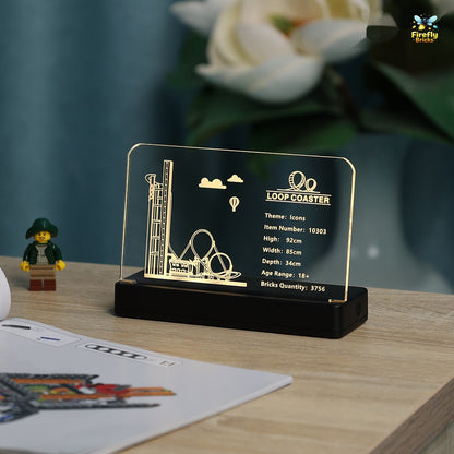 LED Nameplate for LEGO® Loop Coaster 10303