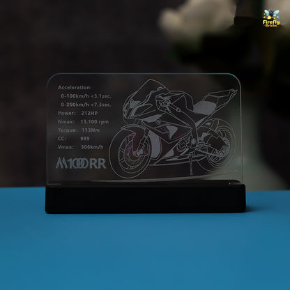 LED Nameplate for LEGO® BMW M 1000 RR 42130