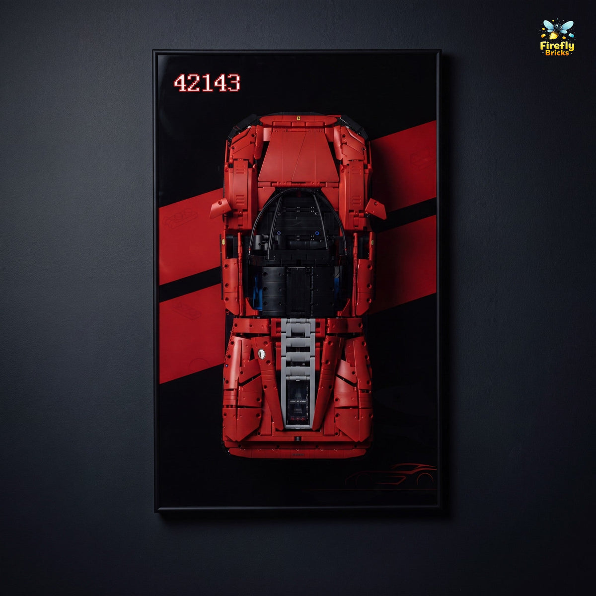 Display Wall-Mount for LEGO® Ferrari Daytona SP3 42143