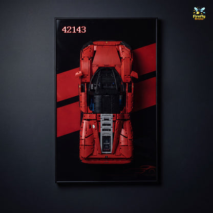 Display Wall-Mount for LEGO® Ferrari Daytona SP3 42143