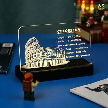 LED Nameplate for LEGO® Colosseum 10276