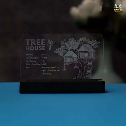 LED Nameplate for LEGO® Tree House 21318